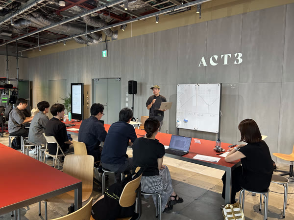 森ビル「TOKYO NODE」向けワークショップの様子